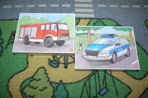Feuerwehr und Polizei Puzzle