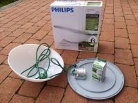 Bestandteile der Philips Ecomoods Wegeleuchte