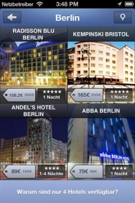 Blink Hotels – Last-Second-Hotelbuchungen in 50 europäischen Städten
