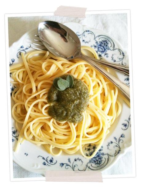 Küchenpost: Salbei-Pesto