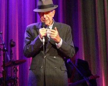 Leonard Cohen in concert