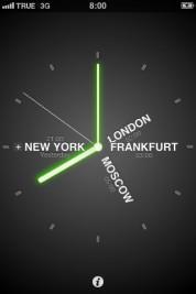 World Time Clock – stylische Weltzeituhr der besonderen Art für iPhone