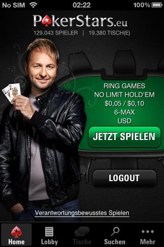 Die kostenlose App PokerStars Mobile Poker (EU Edition) bietet Echtgeld- und Spielgeld-Tische