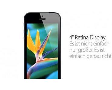 Das neue iPhone 5 – erhältlich ab dem 21. September