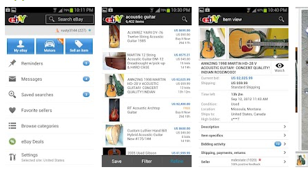 eBay: Update für Android bringt neues UI
