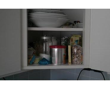 Kücheneckschrank organisiert