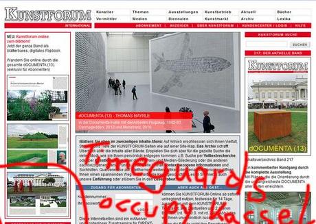 Kunstforum-cover-occupy-kassel