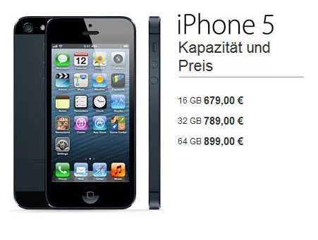 iPhone 5 – Preise & Tarife !