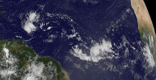 Pot. Tropischer Sturm OSCAR (92L) zieht in die Karibik, Oscar, aktuell, Satellitenbild Satellitenbilder, Atlantische Hurrikansaison, Hurrikansaison 2012, September, 2012, Dominikanische Republik, Kuba, Yucatán, Mexiko,