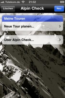Alpin Check – DIE Universal-App für jeden Bergsportler
