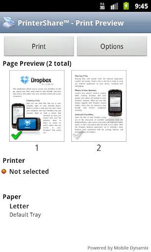Im Amazon App-Shop heute gratis: PrinterShare™ Mobile Print druckt Dokumente, SMS, Kontakte, Kalender, Webseiten, Emails und vieles mehr