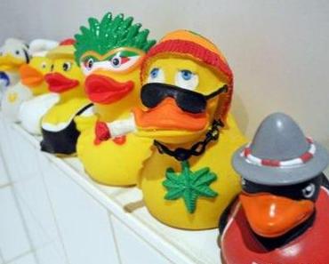 Badeenten aufgeräumt