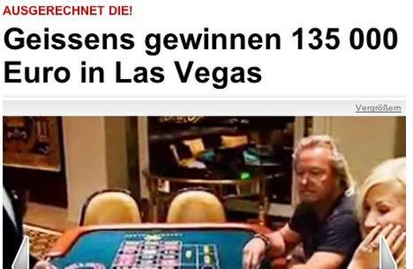 Bild.de Artikel “Geissens gewinnen 135 000 Euro in Las Vegas“.