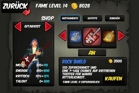 Bau dir deinen eigenen Rockstar mit Band: Rise to Fame: The Music RPG