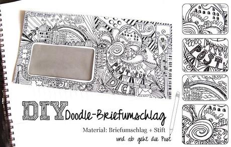 DIY - Doodle-Briefumschlag