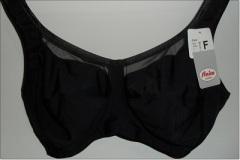 Schwarzer BH ohne Bügel von Bigsize-Dessous