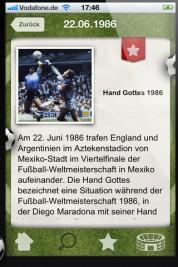 Fußball Almanach 1900 – 2012 – geballtes Fußballwissen auf dem iPhone