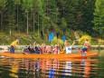 1. Drachenbootrennen am Erlaufsee - Mariazellerland. Foto: Rudi Dellinger