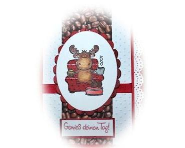 Cards und More # 66 - Kaffee, Kuchen und rot