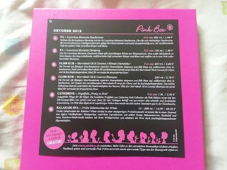 Pink Box Oktober 2012