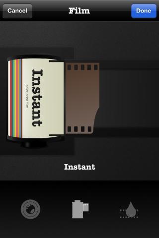 Instant110 – Statt Filter und Effekte setzt die Foto-App auf Fotopapiere und Objektive