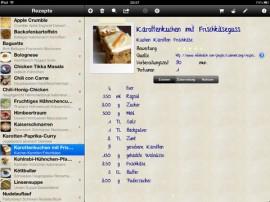 Chef A-Go Go – verwalten Sie Ihre Rezepte auf dem iPad