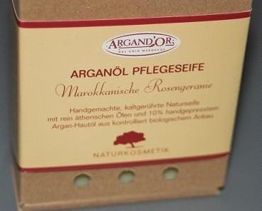 Naturseife mit handgepresstem Bio-Arganöl von der Argand´or GmbH