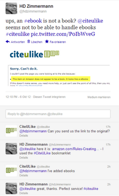 Wie Social Media bei der Verbesserung eines Services helfen können - Das Beispiel CiteULike