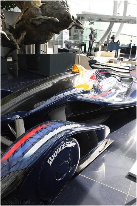Red Bull Racing - Hangar 7 - Visiting Salzburg - The Red Bull - Flying Bulls Exhibition - futuristic racing car