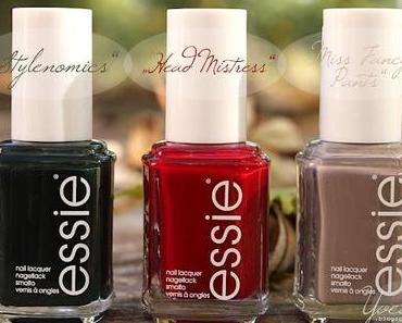 Herbstlacke von essie aus der "Stylenomics"
