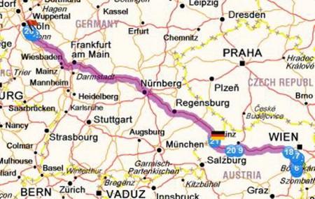 Bad Erlach Köln Landkarte