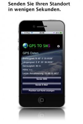 GPS to SMS – Sie und Ihre Freunde wissen immer, wo Sie sich befinden