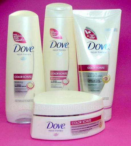 Aufgebraucht : Haarpflegeserie DOVE Colorschutz