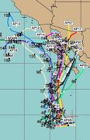 Tropischer Sturm PAUL zieht wahrscheinlich nach Baja California, Mexiko, Paul, Baja California, Mexiko, aktuell, Pazifische Hurrikansaison, Hurrikansaison 2012, Oktober, 2012, Vorhersage Forecast Prognose, 