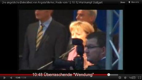 12. Oktober 2012: Angela Merkel in Stuttgart