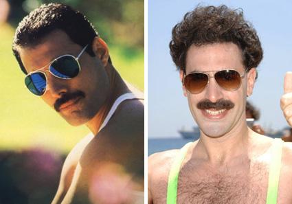 Borat spielt Freddie Mercury - eine gute Idee?