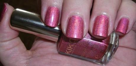 KIKO Holographic Nail Lacquer 402 Jewel Pink