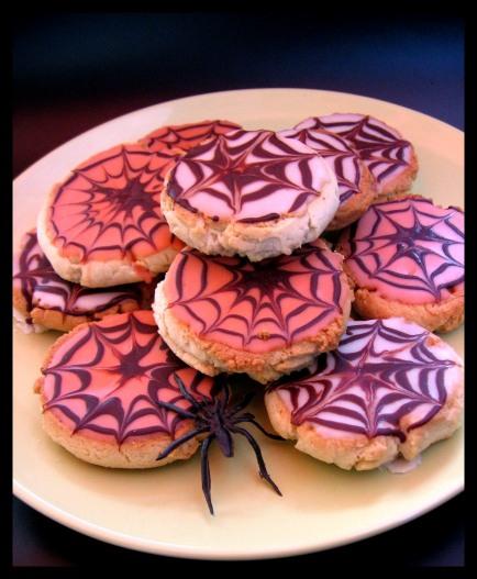 Spiderweb Cookies