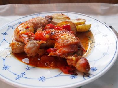 Paprika Hähnchen - nach den Hairy Bikers