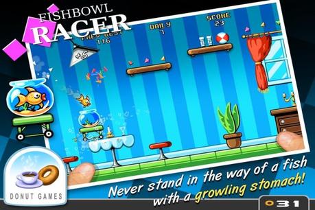 Fishbowl Racer – Heute gibt es das Multitasking-Spiel für iPhone und iPad gratis
