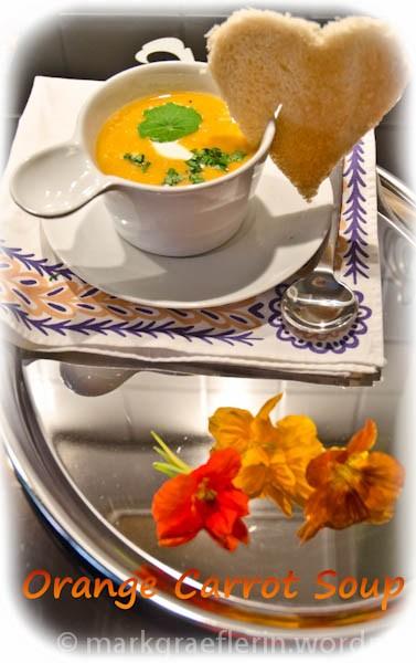 Orange Carrot Soup – Orangen Karotten Suppe mit Ingwer