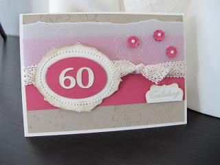 Einladungskarte zum 60. Geburtstag