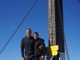 Fred & Lisi am Gipfel der Hohen Veitsch (1981m) mit Start vom Niederalpl am 21.Oktober 2012