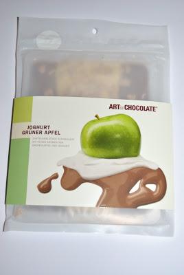 Art of Chocolate Joghurt Grüner Apfel, Marille Topfen, Karamell und Pralinen