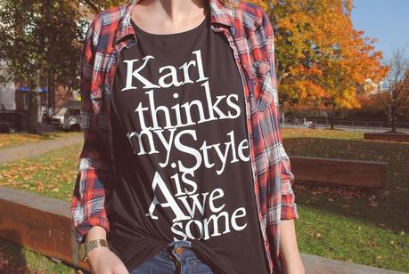 Karl thinks my style is awesome...