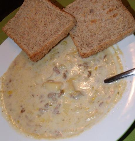 Käse - Lauch Suppe von Isa