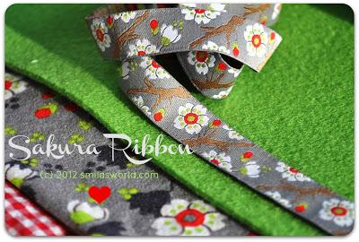 new ribbons and sakura knit