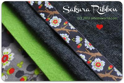new ribbons and sakura knit