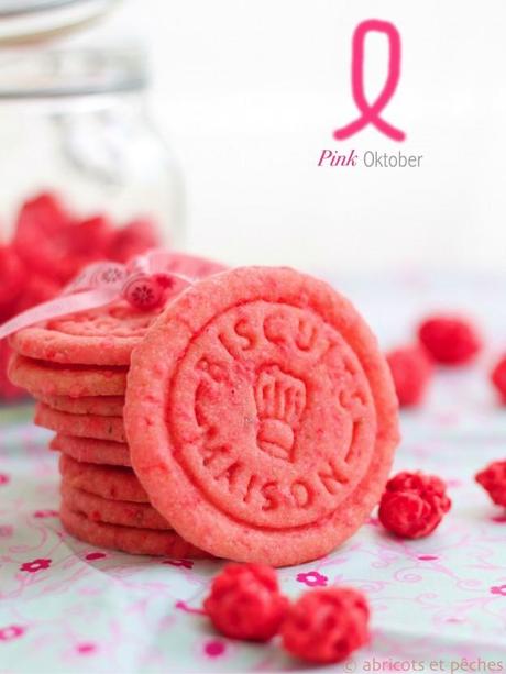 Pink Biscuits zum Pink Oktober