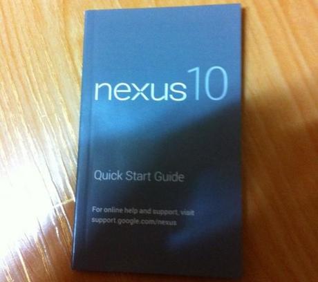 Handbuch des Nexus 10 aufgetaucht !